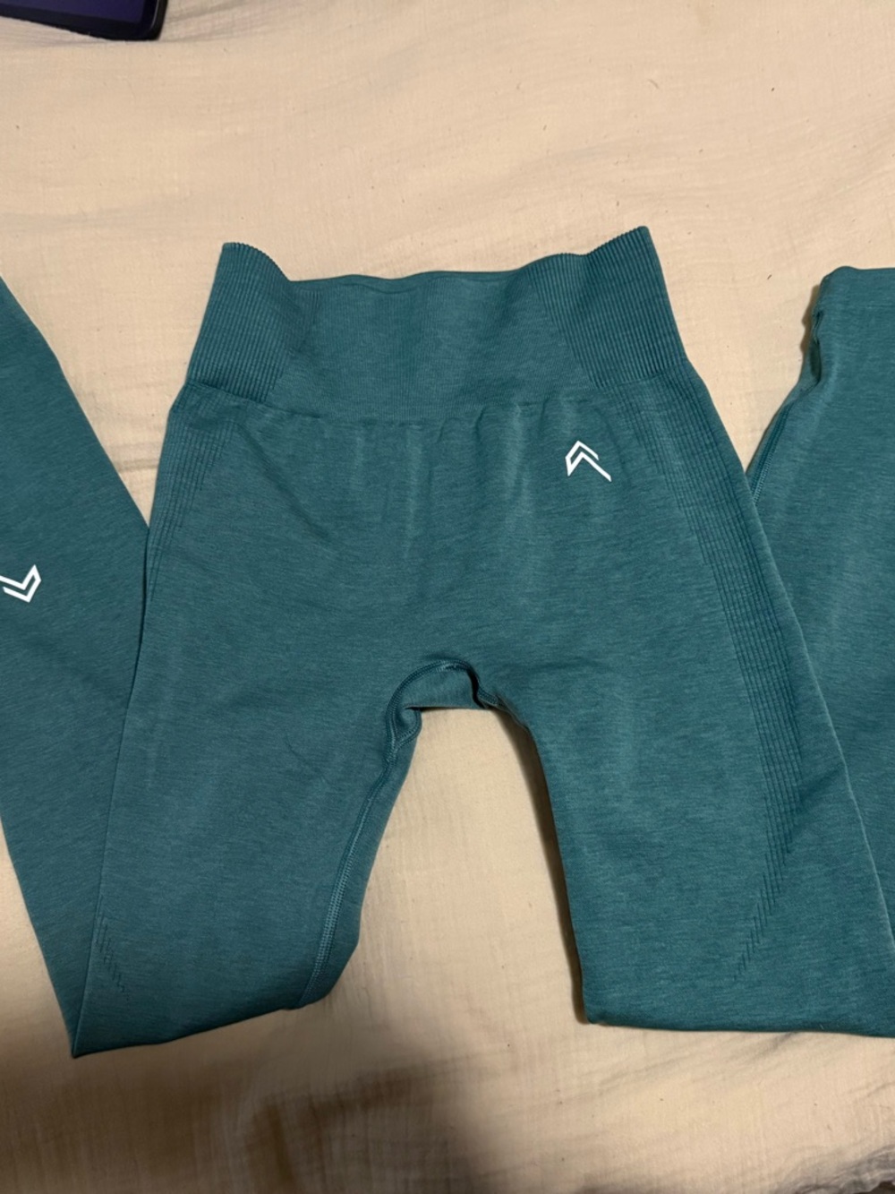 Oner active - Classic Seamless Leggings - Green Marl